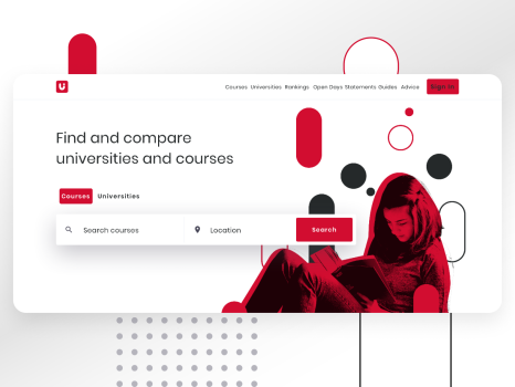 Unicompare Web design