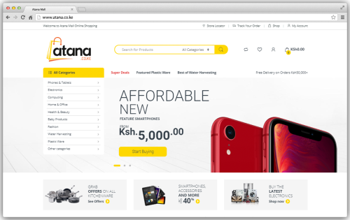 Atana Mall E-Commerce Website