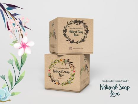 Logo and Style for Natural Soap Love