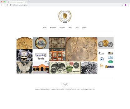 Sarasota Coin - Wordpress