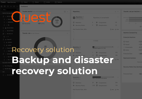 Backup and disaster recovery solution