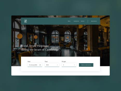 Rumero / Restaurant Website Design