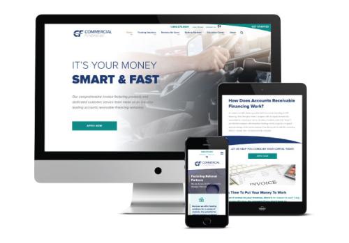 Financial Company Website Design