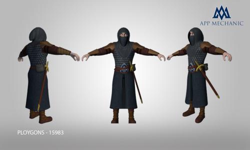 3D Model of Game Character
