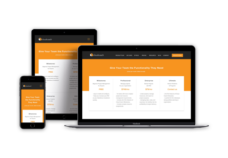 [UI/UX] cloudcoach.com - Redesign