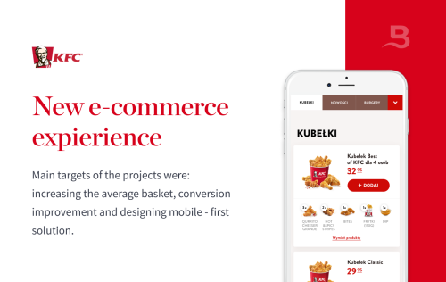 New e-commerce experience for KFC