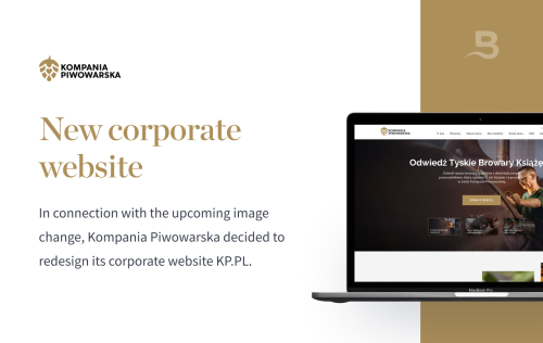 New corporate website