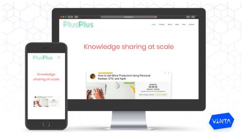 Plusplus | Organizational Knowledge Made with React & Django