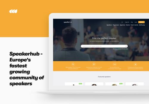 Speakerhub - Europe's fastest growing community of speakers