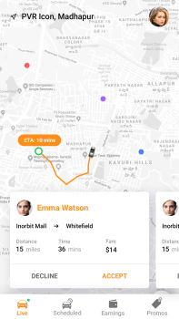 Corbata - Ride sharing app