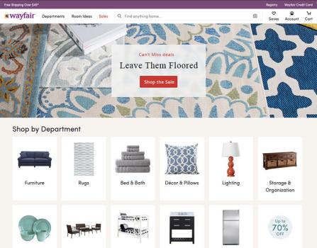 Boston Home Store Retail Company E-commerce Website