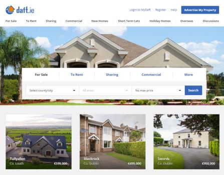 Real Estate Property Agency in Ireland - Web Application Development