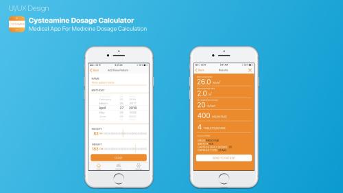Cysteamine Dosage Calculator