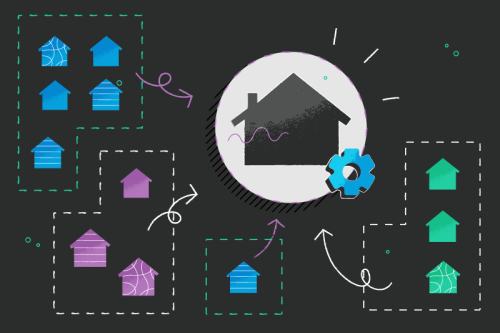 Aggregating offers from a variety of property providers and keeping them in sync within a single system