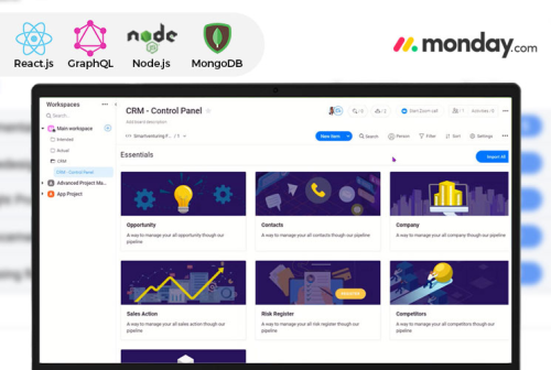 Custom CRM App for Monday.com marketplace