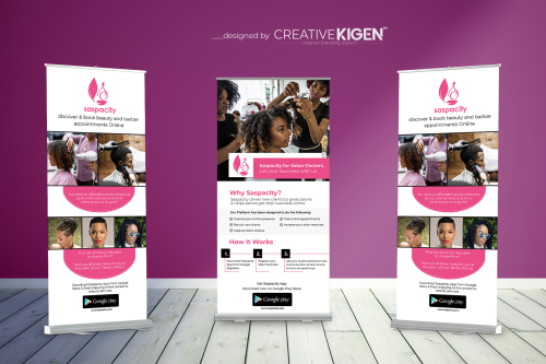 Rollup Banner Design for Saspacity