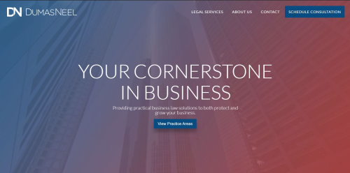 Dumas Neel - Business Lawyer Website