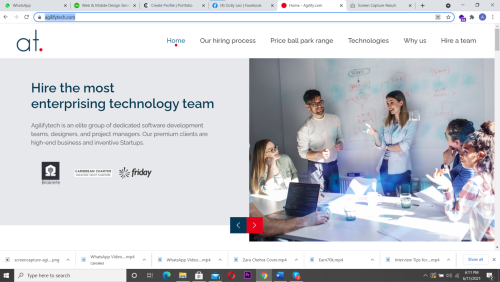 Agilifytech.com website