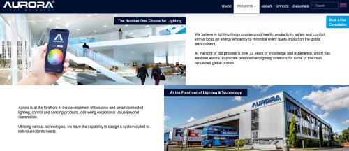 The Aurora Lighting Project