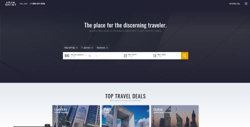 Website for Travel Agency