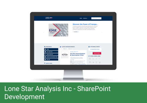 Lone Star Analysis Inc. - SharePoint Development