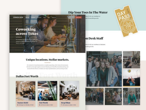The Common Desk Website Redesign and Development