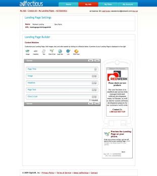 Adfectious. Mobile advertising system with advanced targeting and statistics