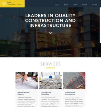 Construction Company Website Design