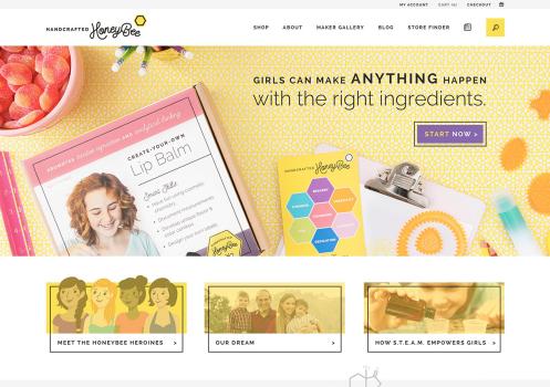 Handcrafted HoneyBee custom Shopify design