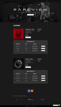 E-Commerce Project - Music Sales Rareview.co.za