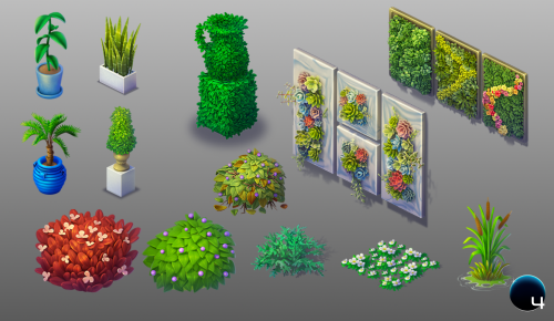 Props for mobile game