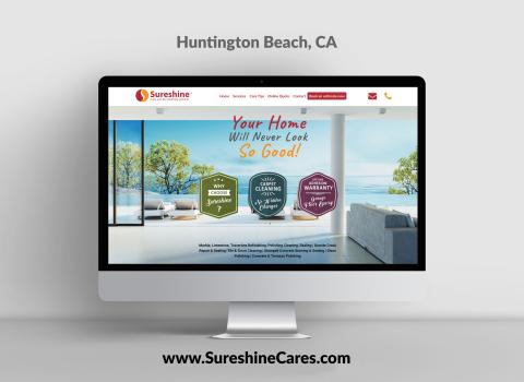 Sureshine Cares Custom Web Design