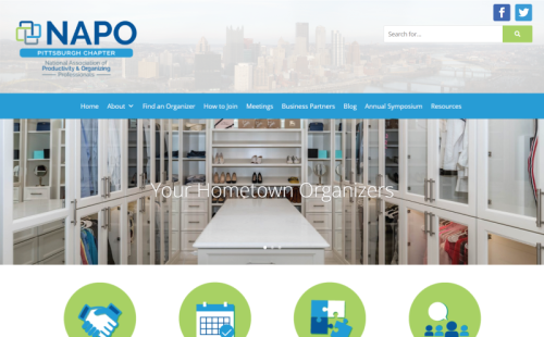 NAPO Pittsburgh Chapter Website Redesign