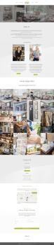 One page scrolling website - Interior Design