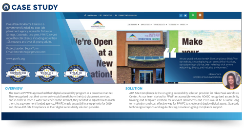 ADA Website Theme and Document Accessibility