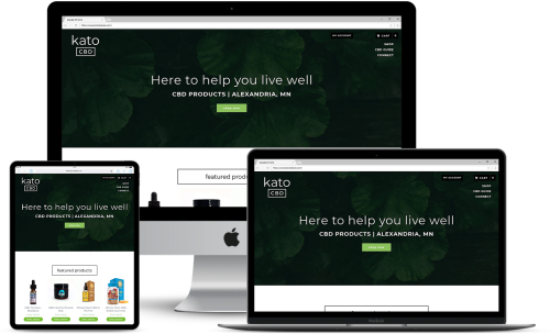 New CBD E-commerce Website