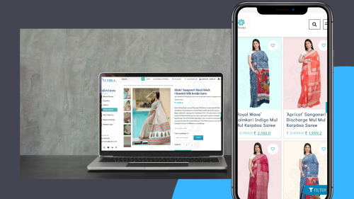 Strategy, Design, Development and Marketing for handblock apparels