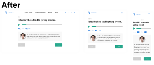 Rebranding of online academy