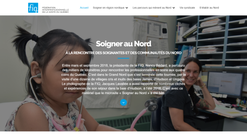Website to showcase FIQ's mission to northern Quebec
