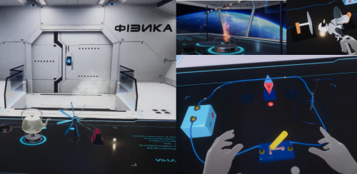 VR physics laboratory for education Osvita