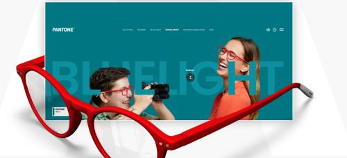 Pantone Eyewear Website
