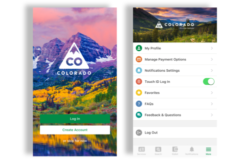 State of Colorado and the myColorado Mobile Application