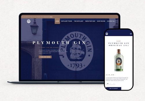 Plymouth Gin Distillery | Bespoke Ecommerce Platform