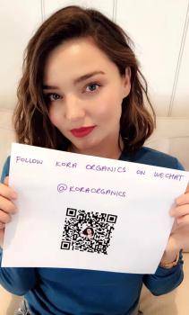 WeChat account setup and management for KORA Organics