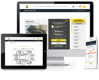 Alla’ona Web & mobile App is an auction-style sale car market