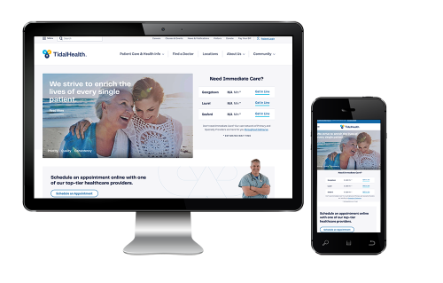 TidalHealth Drupal 8 Website