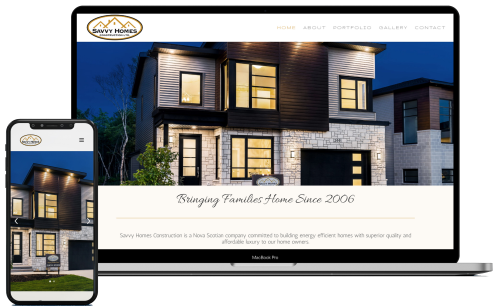 Savvy Homes WordPress Website