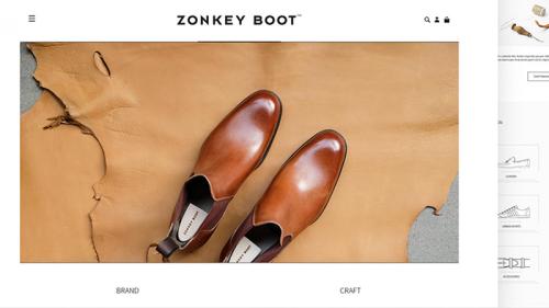 The face of a high-end men’s shoe brand, Zonkey Boot
