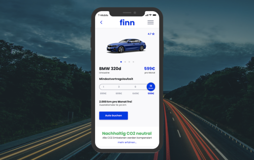 MVP creation for Car Subscription