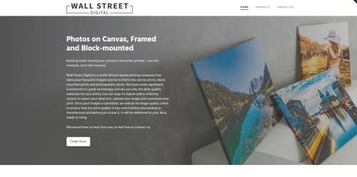 Wall Street Digital - website development